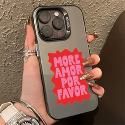 Colorful Maximalist More Amor Por Favor Design TPU Basic Phone Case Cover for 7 Plus 8 Plus (1)