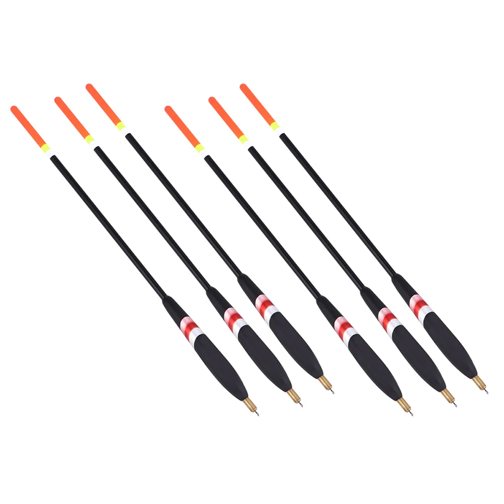 

6Pcs Fishing Fishing Floats Wood Fishing Floats Fishing Cork Floats