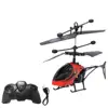 RC Helicopter Drone With Light Electric Flying Toy Radio Remote Control Aircraft Indoor Outdoor Game Model Gift Toy For Children 6