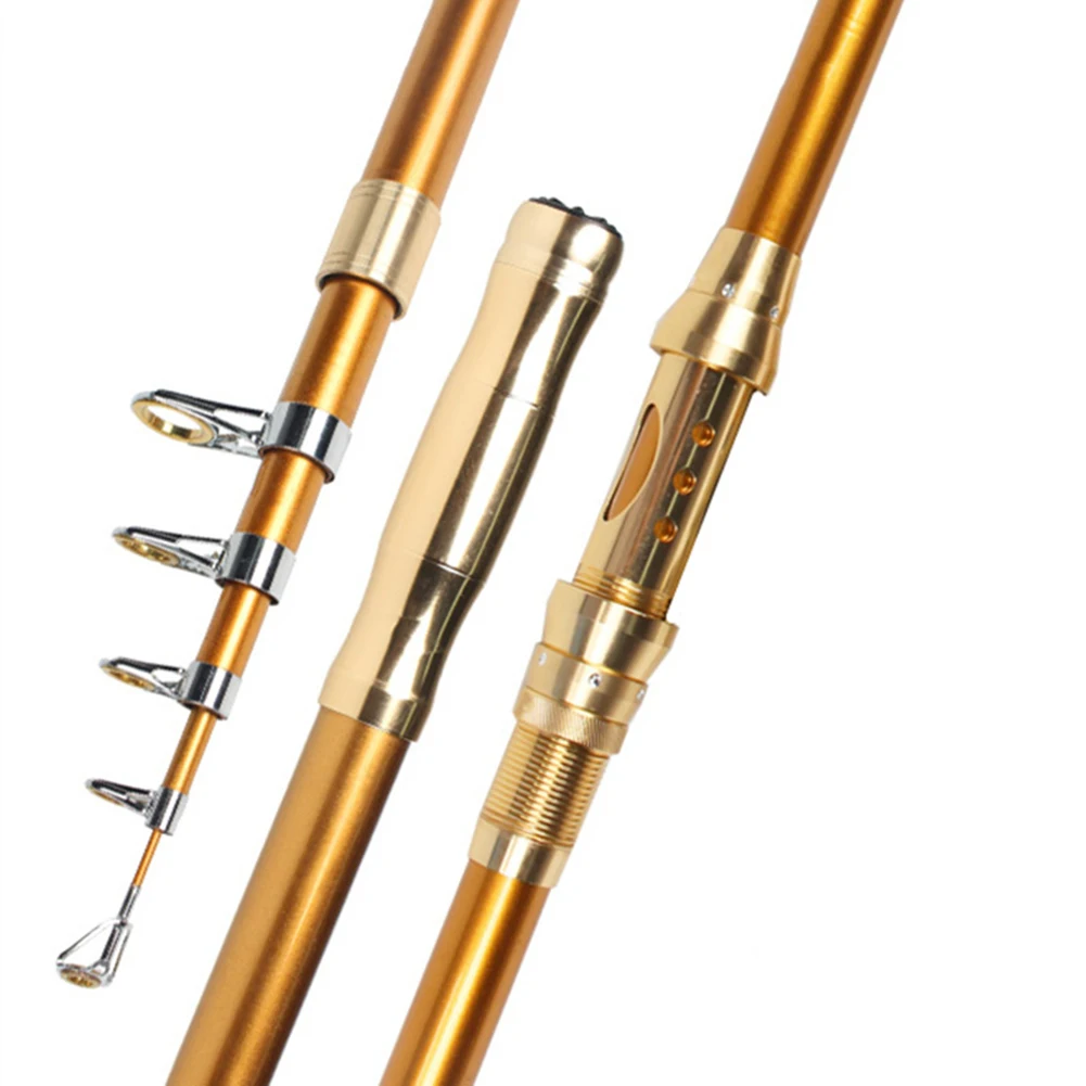 FishingPoleFiberglassSeaFishingRodwithMetalReelSeatfor