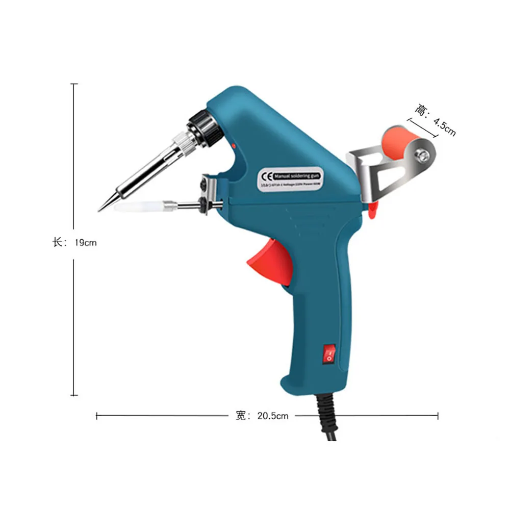 Soldering Iron Gun 60W80W Automatic Tin Feeding Welder Equipment Kit Internal Heat Welding Machine Electronic Power Repair Tools soldering iron electric soldering iron soldering iron kit soldering iron set