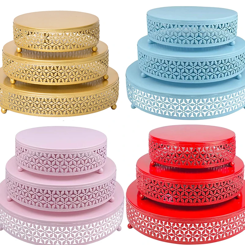 Description Picture 3 of itemCake Stand Home Party Dessert Table Display Rack Dessert Cake Tray Cold Meal Tea Break Table Afternoon Tea Center Rack Metal