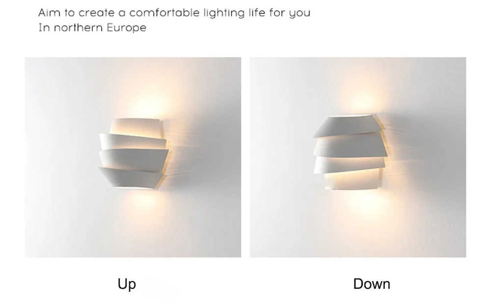 Description Picture 4 of itemModern Indoor Wall Lamp Iron G9 Bedside Lamp for Bedroom Living Room Corridor Home Decorative Up-Down Wall Light