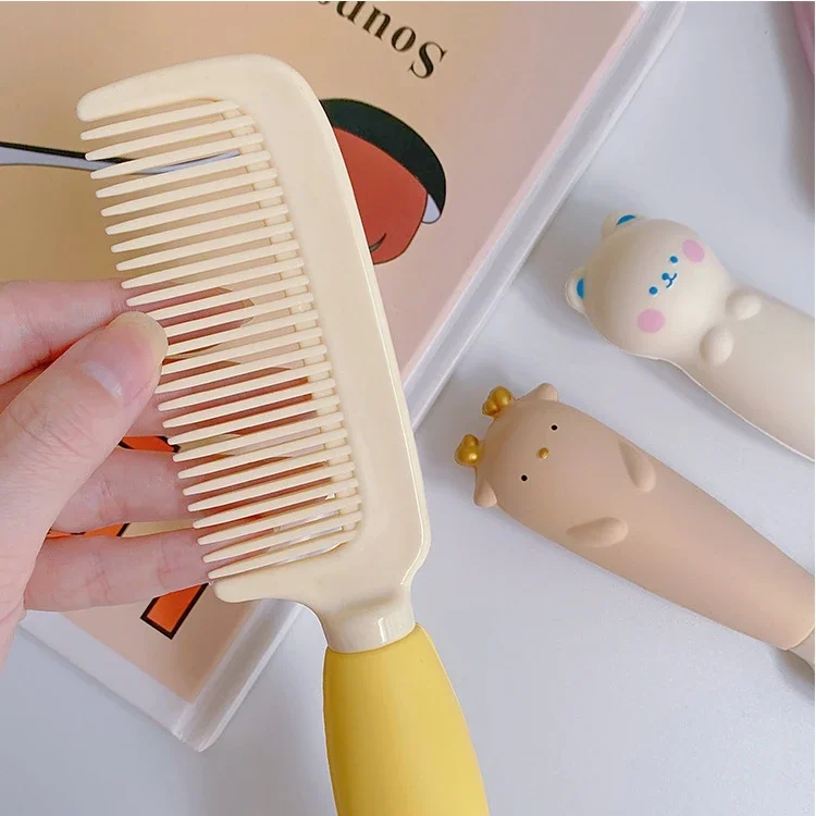 Buy Hair Brush with Air Cushion Combs Stickman Meme Face Icon Looking at  Computer Joyful Fun Caricature Comic Design for Scalp Massage Anti-static,  No Hair Tangle Online at Low Prices in India 