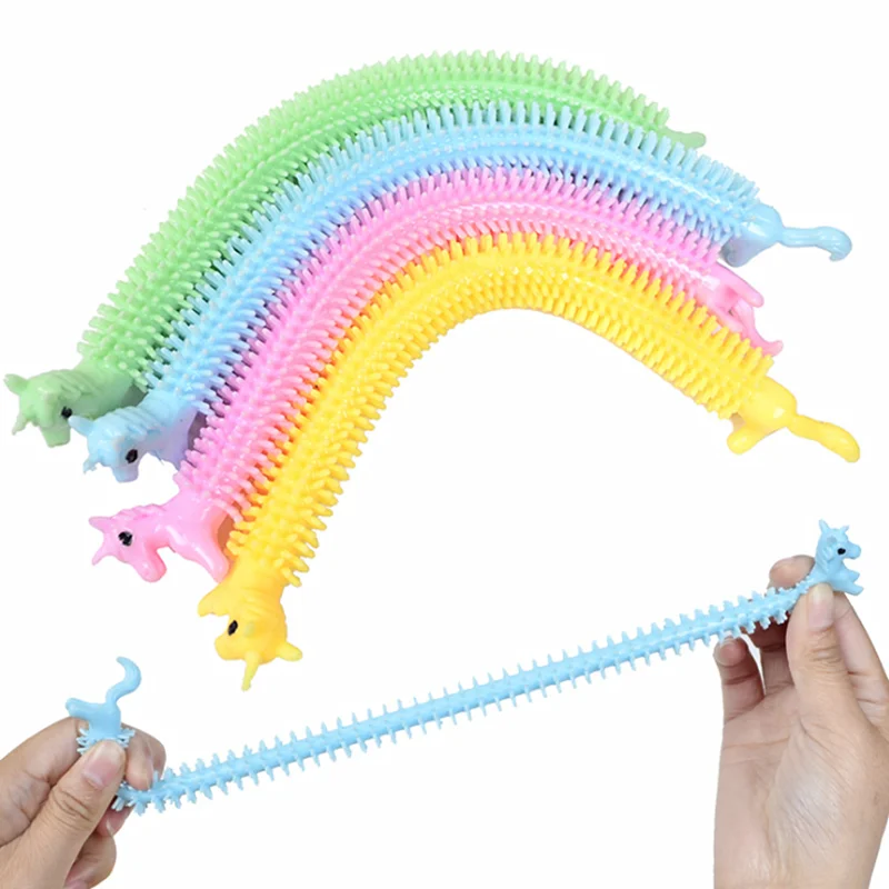 Fidget Toys Worm Stretch String Anti Stress Relief String Fidget Autismo  Vent