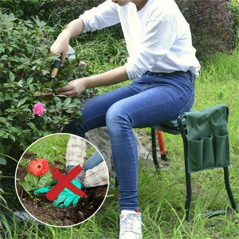 Heavy Duty Upgraded Garden Kneeler Thicken Seat Padded Kneeling Stool Outdoor 3