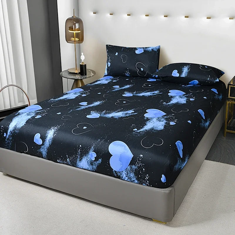 Wild Leopard Print Microfiber Bed Fitted Sheet - Comfort, Hypoallergenic, Twin/Full/Queen/King Size, Add a Bold Statement 4