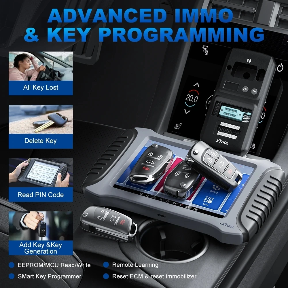 XTOOL X100PAD3 Pro IMMO/Key 프로그래밍 도구, 모든 시스템 진단 도구, KC501 활성 테스트, 모든 키 손실, 38 개 이상의 서비스