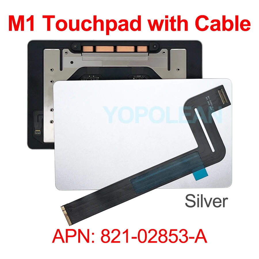 Original Silver Gray A2338 Trackpad Touchpad with Cable for