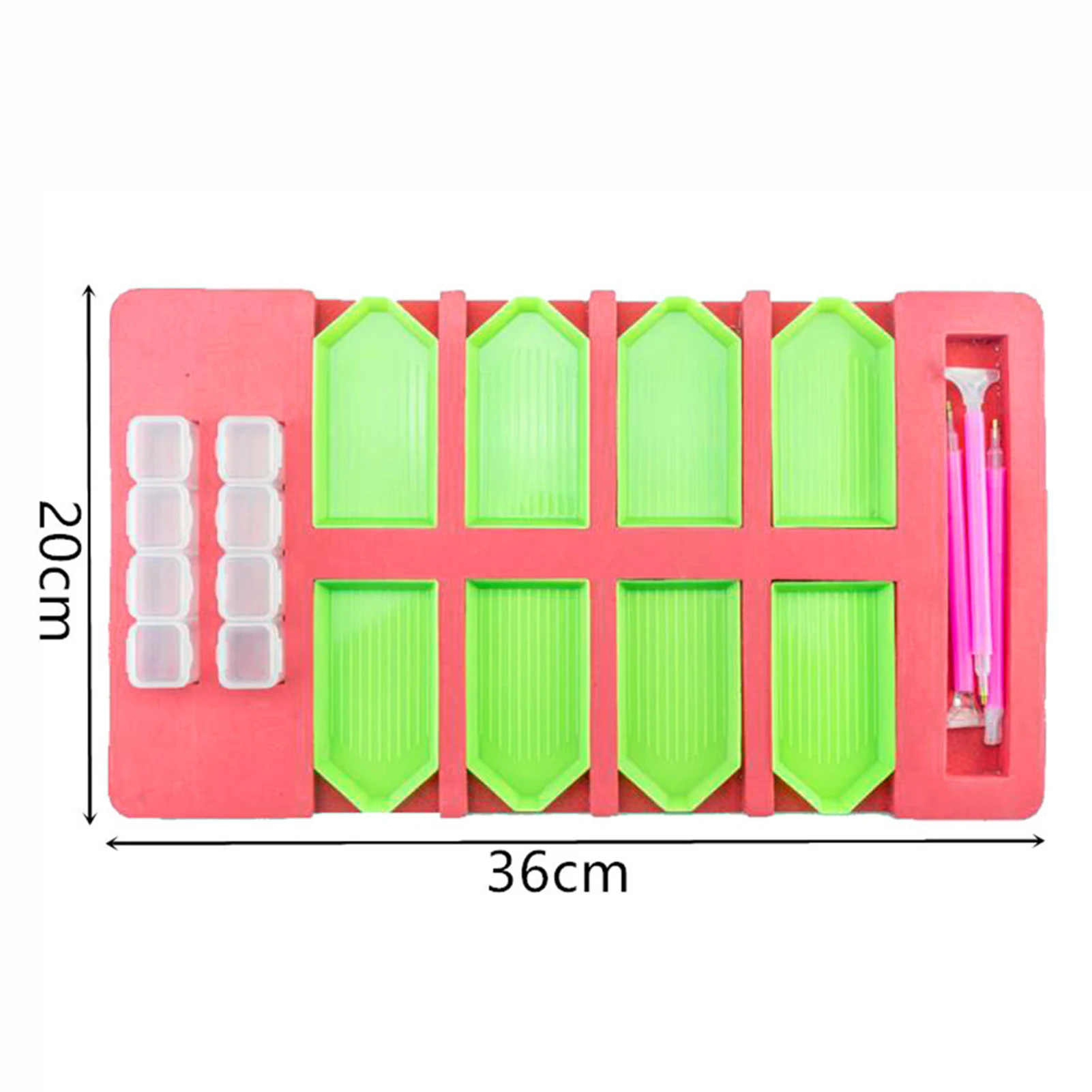 Diamond Painting Trays Organizer Diamond Painting Art Accessories & Tools &  Pens & Glue Clay Mud & Fix Tools Point Scraper Cross - AliExpress