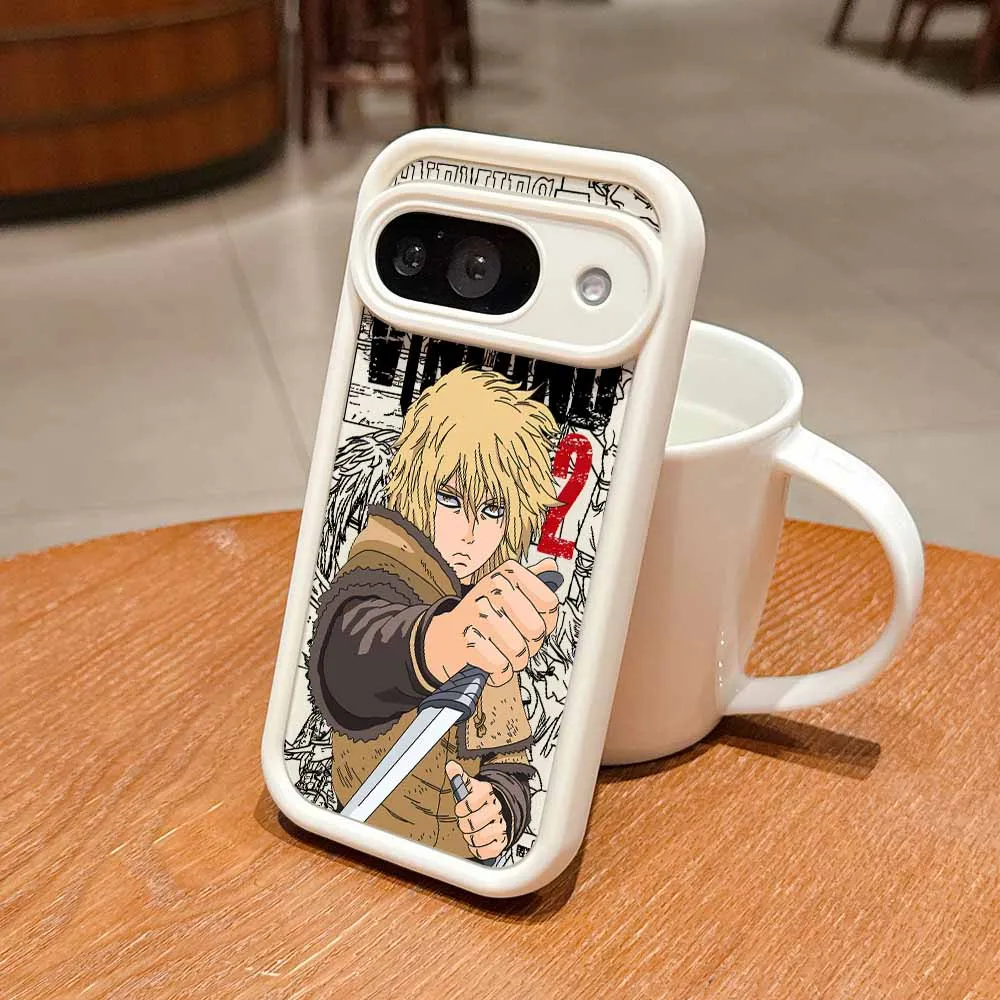 VINLAND SAGA Anime Eye Ladder Lanyard Soft TPU Silicone Phone Case