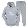 Men's VOLCOM Spring and Autumn Outdoor High Quality Hoodie Set, Sports Mountain Hoodie, Fashion and Leisure 1