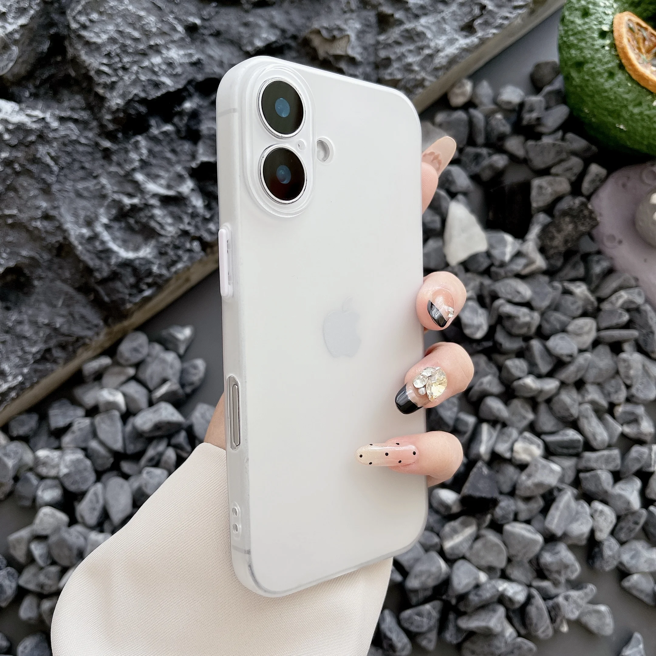 Ultra Thin Matte Transparent Soft TPU Shockproof Frosted Translucent Phone Case