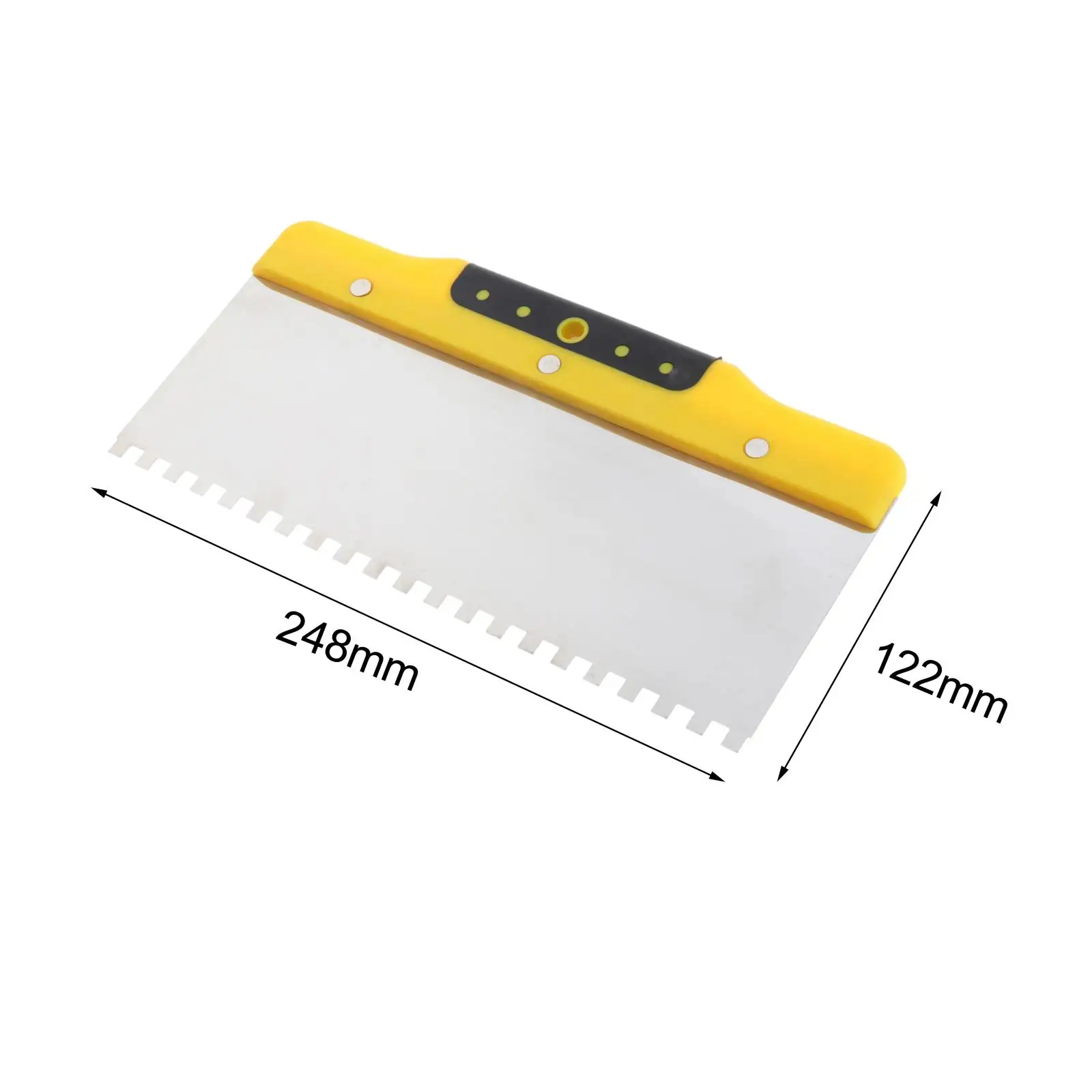 Finishing Trowel Wall Grout Spreading Tools Steel Trowel Putty Notched Spatula Concrete Drywall Construction Tools