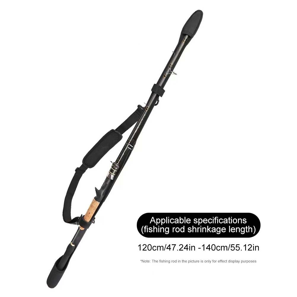 Tracolla in Neoprene,5 Pezzi di Canna da Pesca All'aperto, Elastico Regolabile, Supporto per Attrezzatura, Cinturini per Canne da Pesca, Cinture per Canne da Pesca, Aste Elastiche