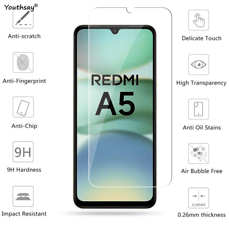 Premium Full Clear Tempered Glass Screen Protector - HD Protection