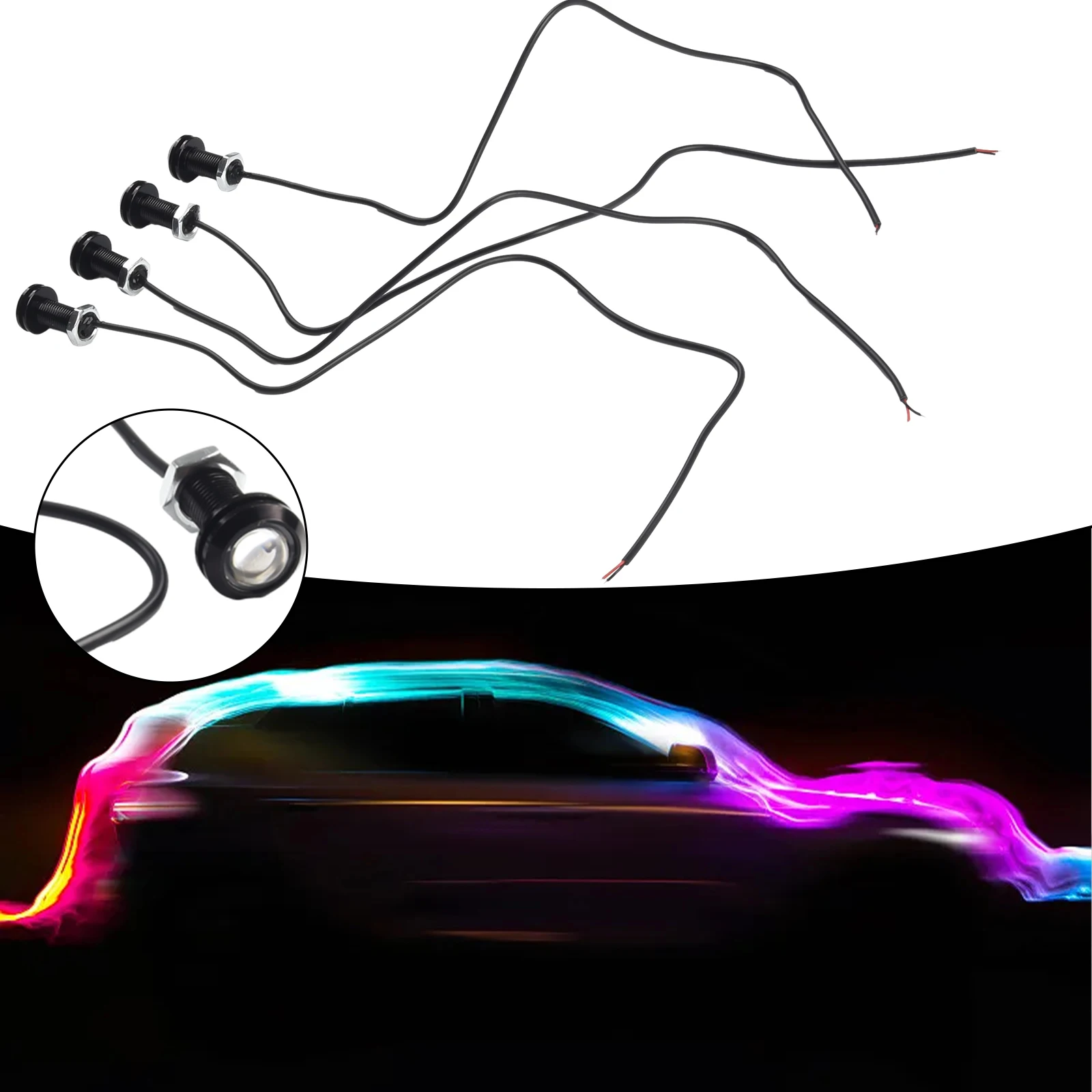 

4x Blue LED Marine Boat Lights Waterproof Stern Light Underwater Signal Lamp Yacht Side Marker Courtesy Light For Boat Car Truck