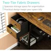 Computer Desk with Drawers - 40 Inch Work Small Desk for Bedroom Home Office, Simple Study Writing Table PC Desks with Drawer 5