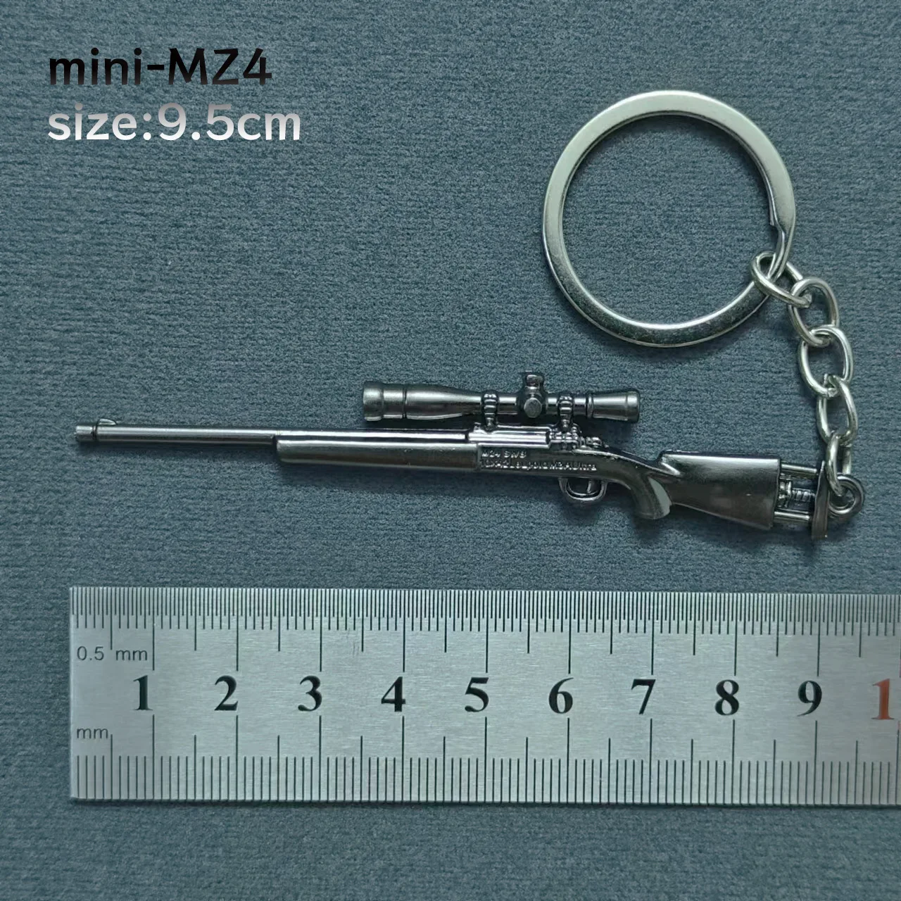 Mini Keychain Pendant Peace Elite 98k Alloy Gun Model PUBG