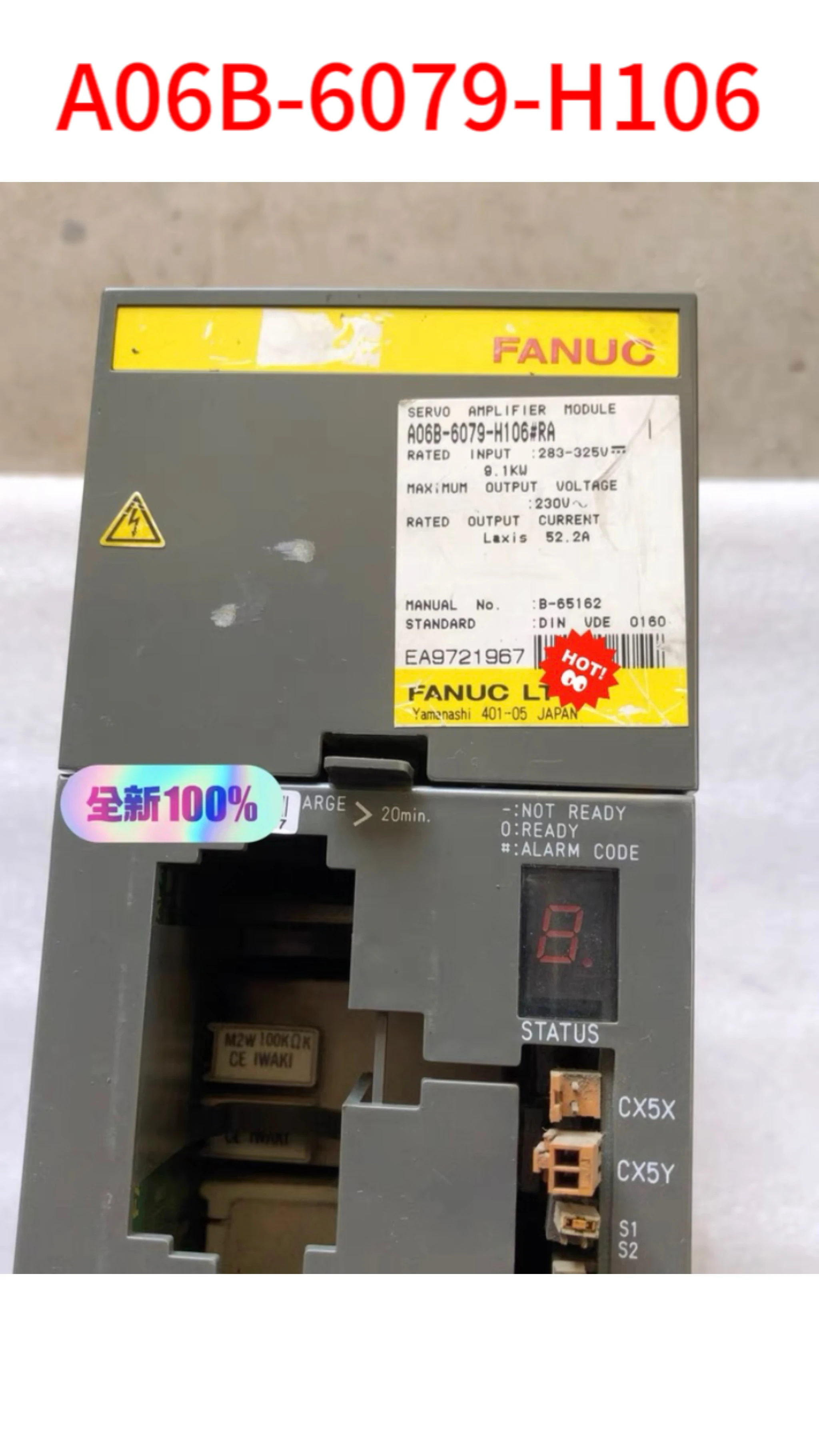 

Second-hand A06B-6079-H106 test ok