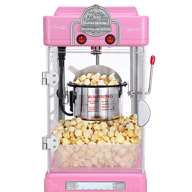 Nuova Macchina Per Popcorn Macchina Per Mais Per Uso Domestico Commerciale Macchina Per Popcorn Per Bambini Piccoli Padella Antiaderente