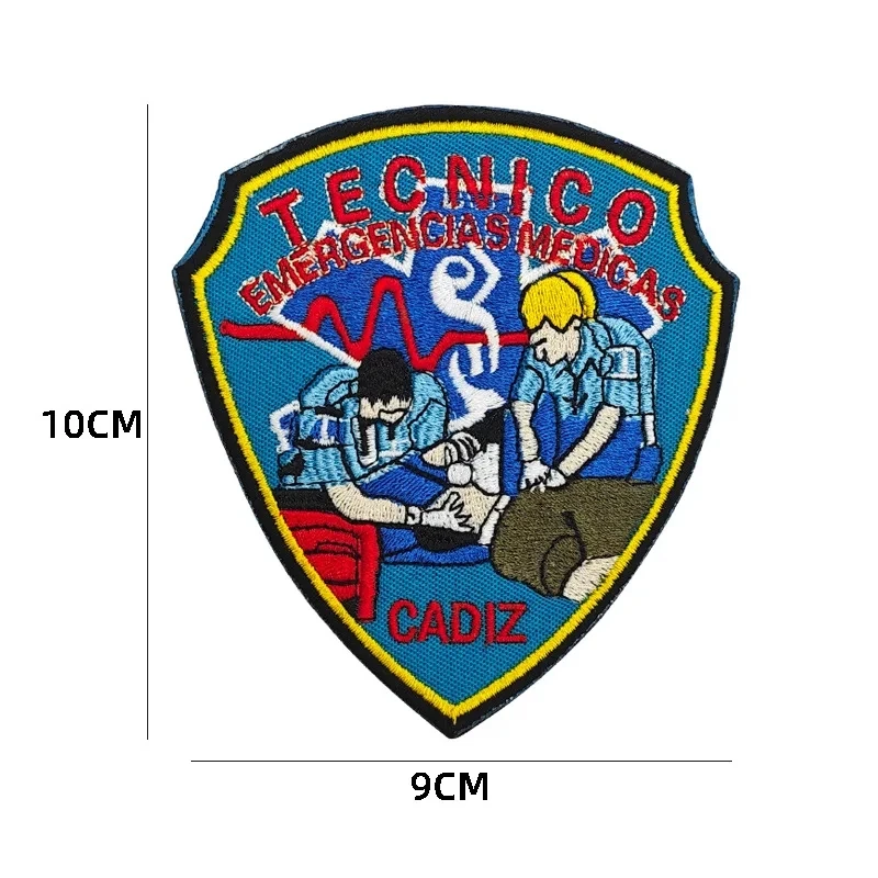 Tactical Rescue Star of Life Embroidered Patch - Paramedic First Aid Emblem