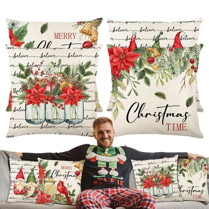 

Christmas Pillow Covers Christmas Decor Pillow Covers Outdoor Christmas Throw Pillowcovers Christmas Decor Pillow Covers For