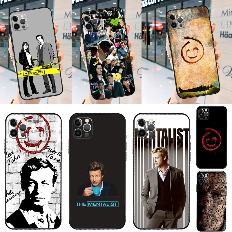 The Mentalist Red John Simon Baker Custodia Per Telefono Per Iphone 14 15 Pro Max 11 12 13 Pro X Xr Xs Max 7 8 Plus Se 2022 2020 Soft Cover