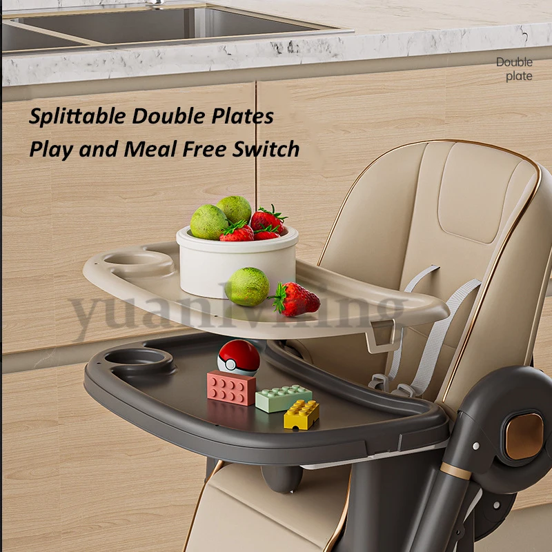 Children's Multifunctional Dining Chair Foldable Baby Eating Seat Highchair
