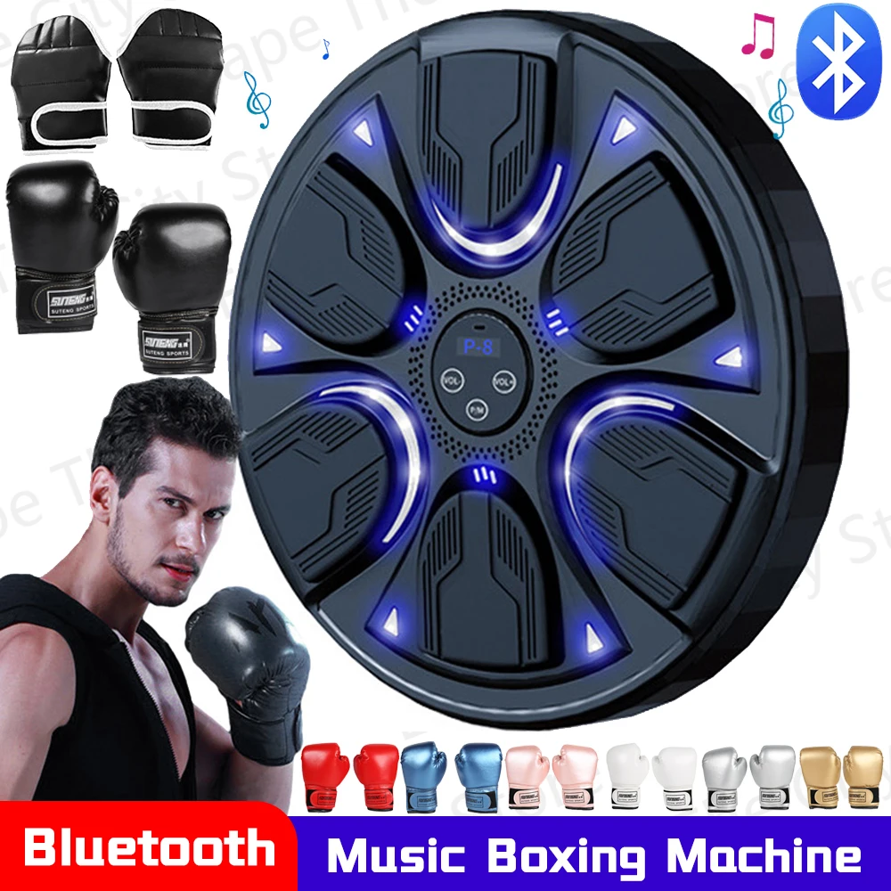 

Music Boxing Machine Boxing Agility Reaction Training Wall Target Machine BT Link Boxing Pads for Kids Adults Home Exercise