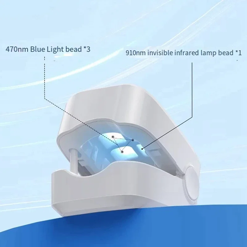 Toenail laser treatment light, high intensity treatment, portable UV fingernail sterilization light, blue nail wash light 4