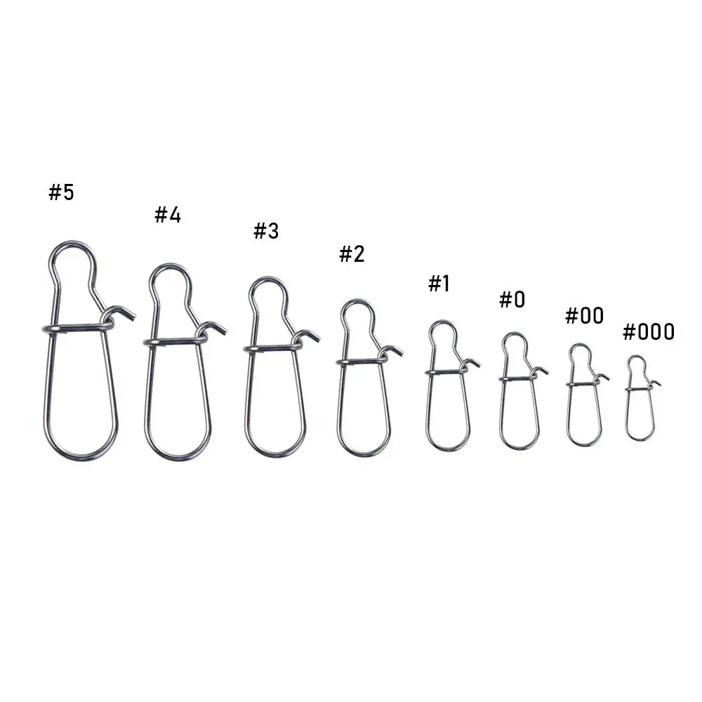 

Safety Pesca For Lures Nice Hooked Hooks Clips Fishing Snaps Clips Swivel Connector Swivel Lure Connector Lock Snap Connector
