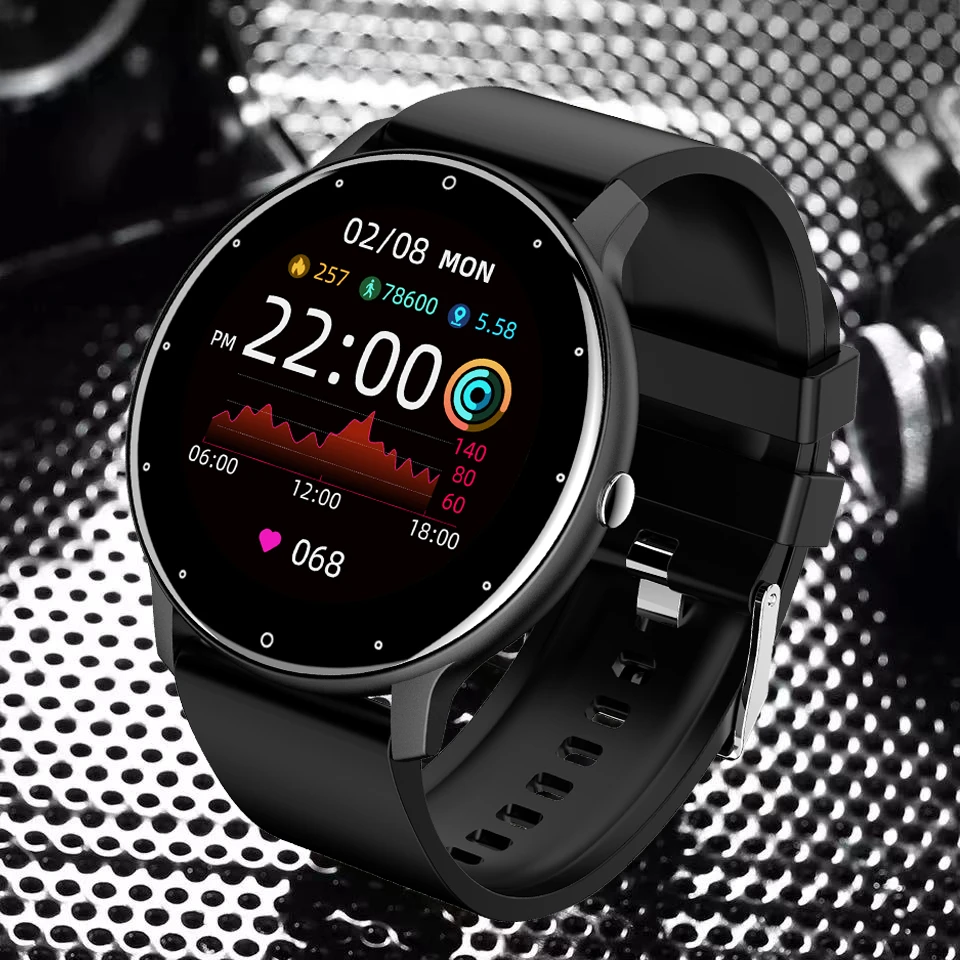 2022 New Smart Watch Men Full Touch Fitness Tracker IP67 waterproof Sports Fitness Watch Ladies Smartwatch for Xiaomi phones+Box