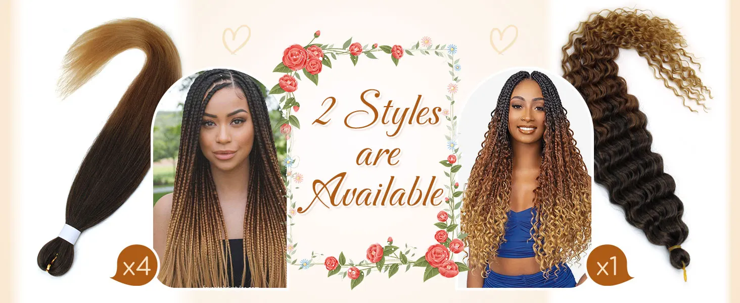 ombre braiding hair
