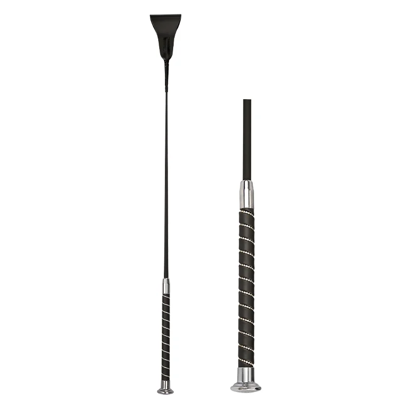 Diamond-encrusted equestrian short whip adult male female children equestrian riding riding whip Riding for riders