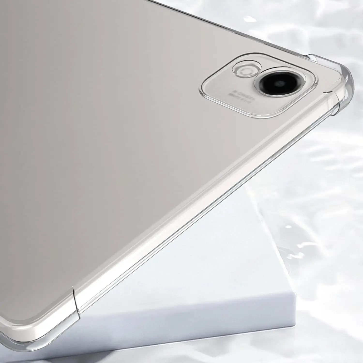 Clear Case with Airbag Drop Protection and Anti-Scratch Silicone