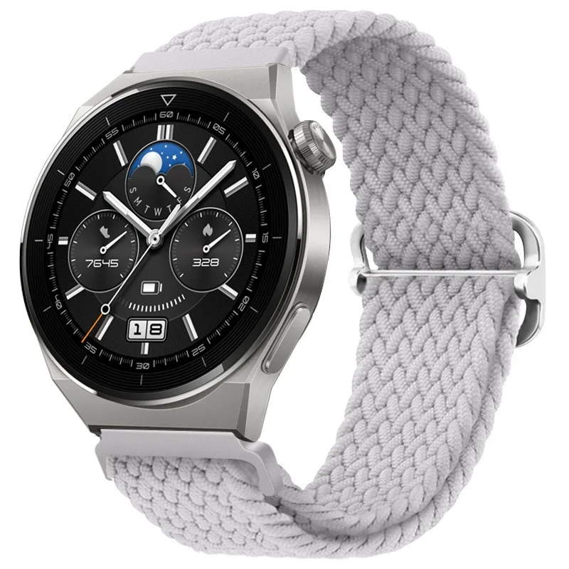 Braided Nylon Loop Smartwatch Strap - Universal Fit, 20/22mm