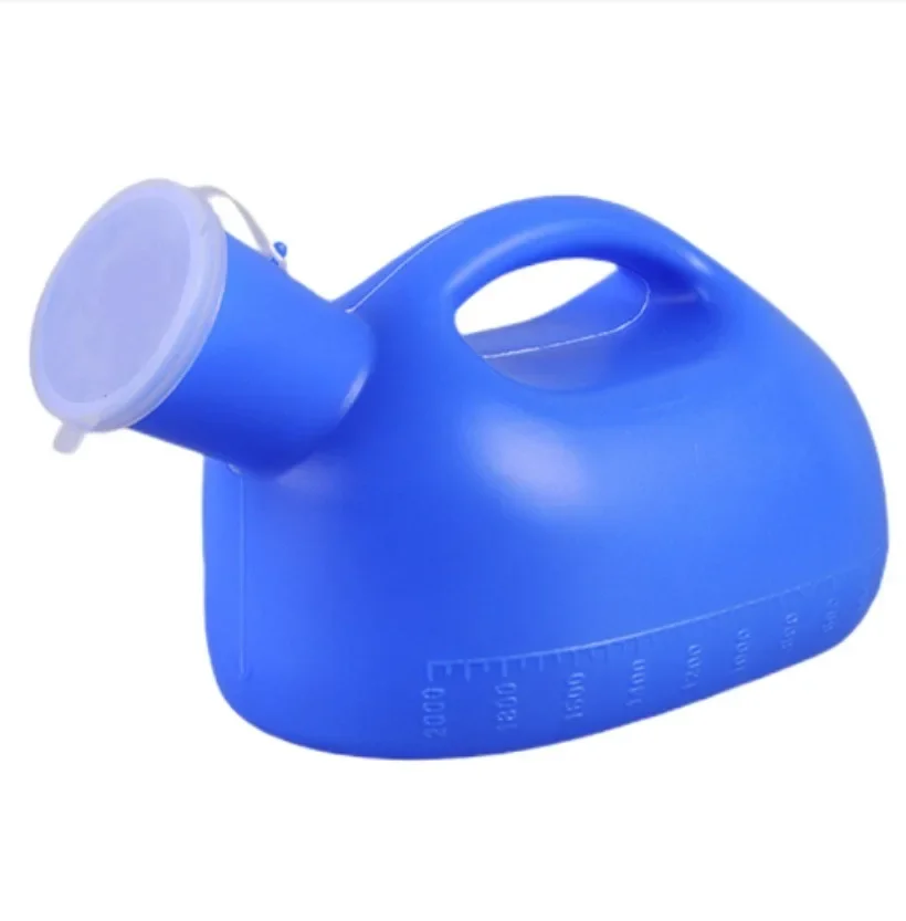 Portable Urinal Bottle 2000ml Spill Proof Urine Jar Plastic For Men Elderly Car Travel 1PC portable urinal