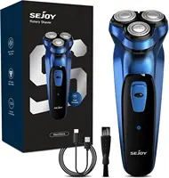 Sejoy Electric Razor for Men Rechargeable Electric Shavers Rotary Portable Travel Razor Idea Gift Beard Trimmer 1