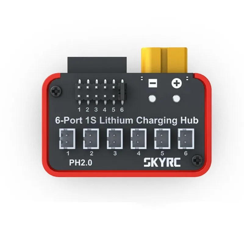 Hub charge multiport SKYRC OSH 6 ports 1S BT2.0/PH2.0 pour LiPo