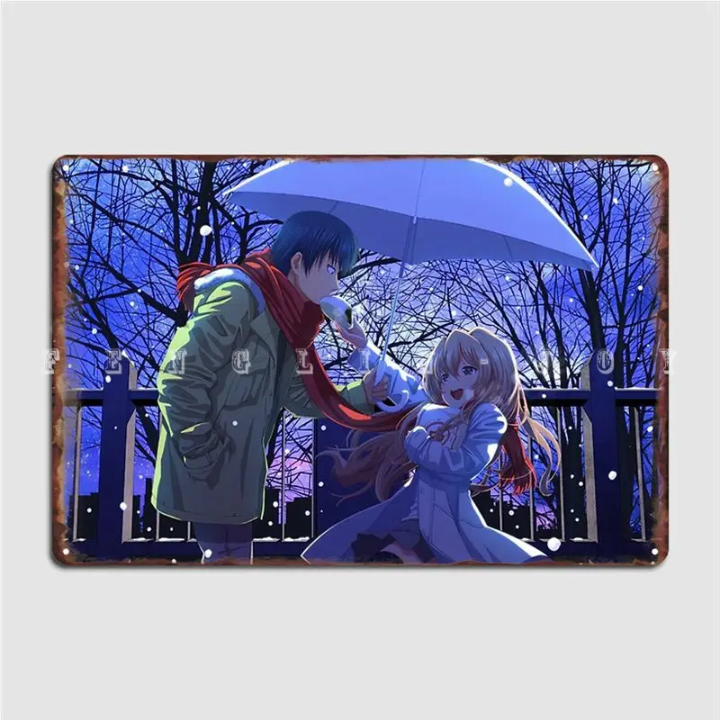 

Toradora Metal Sign Wall Mural Club Bar Customize Wall Decor Tin Sign Poster