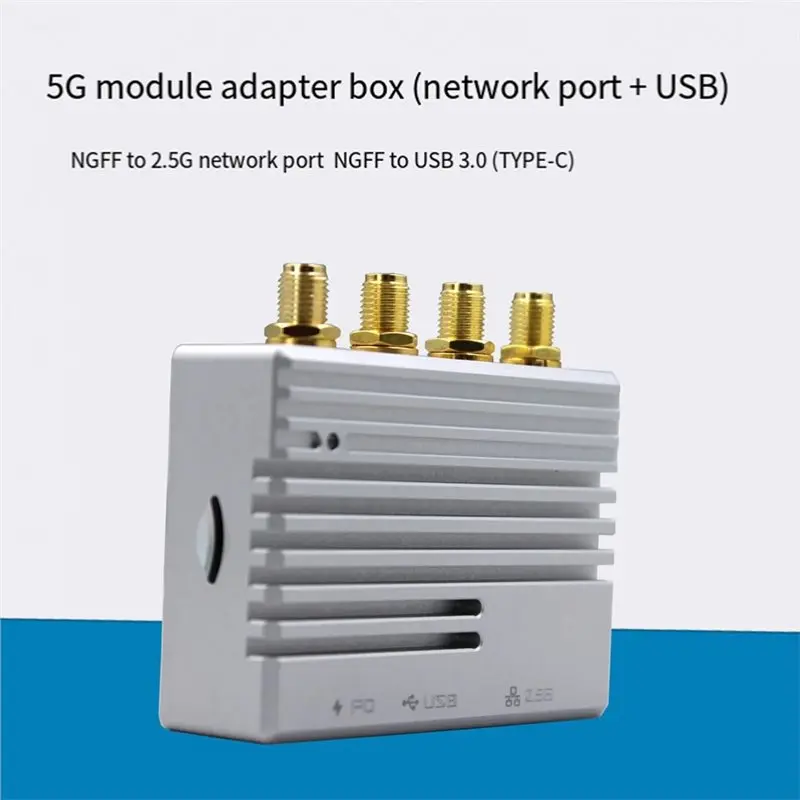 신뢰할 수 있는 Type-C USB 3.0 M2 어댑터 보드 5G 모듈 2.4G Wif Wifi RJ45 이더넷 포트 디버거(RTL8125 칩 2.5Gbps 포함)