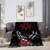 Band S-Slipknot cool Blanket Skin friendly comfort warm soft plush blanket suitable sofa living room office bedroom 1