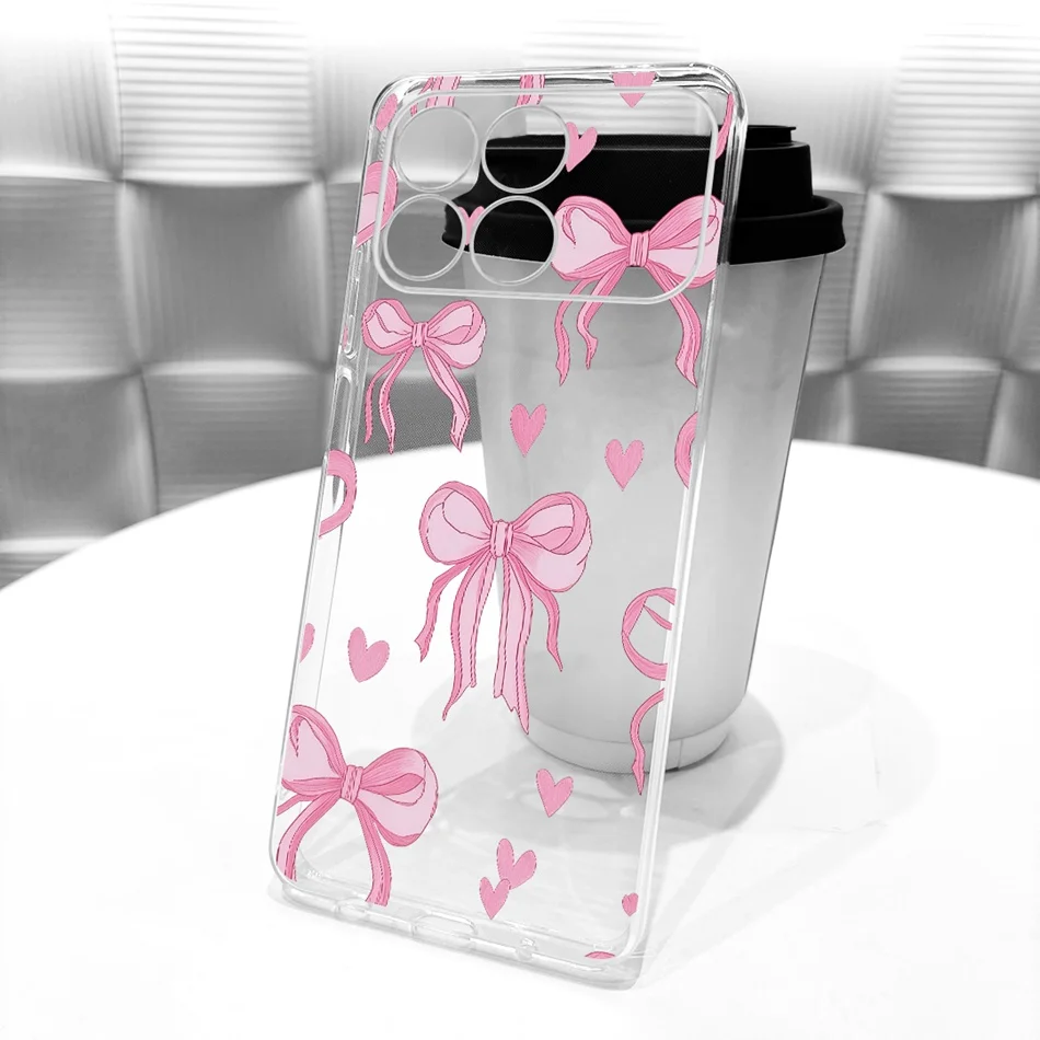 New Simple Style Transparent TPU Soft Silicone Phone Case