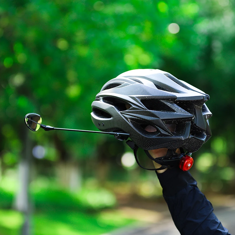 산악 자전거 후방 반사경 조절 가능 MTB 로드 자전거 헬멧 고화질 거울 사이클링 액세서리
