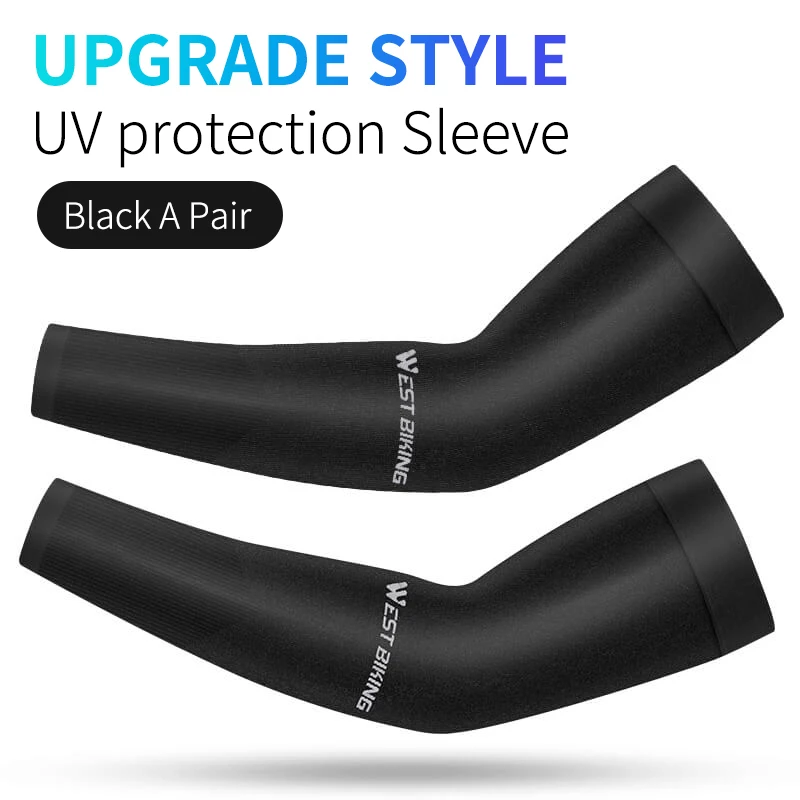 Sun Protection Arm Sleeves 1 Pair Sports Arm Compression Sleeve Basketball Cycling Arm Warmer Summer Running UV Protection Volleyball Sunscreen Band