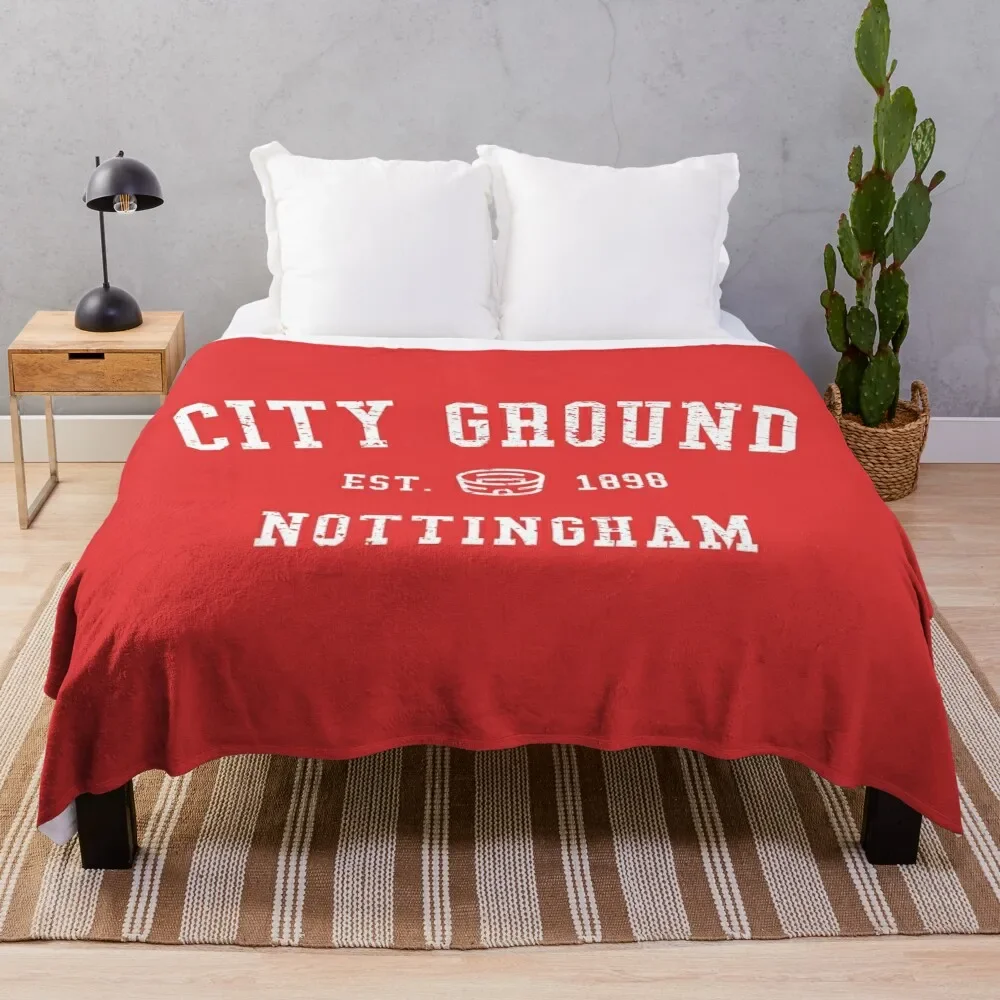 

City Ground Throw Blanket Designers Soft Plush Plaid Travel Blankets