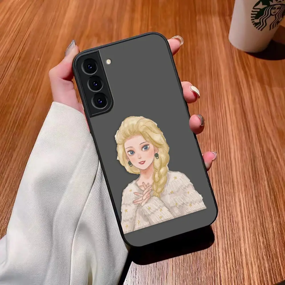 thumbnail image 1 of Funda mate para Samsung Galaxy S23 S22 S21 S20 S10 4G S9 Plus ULTRA 5G LITE Funda Shell d-princesa Disney maquillaje de Navidad, 1 of 5