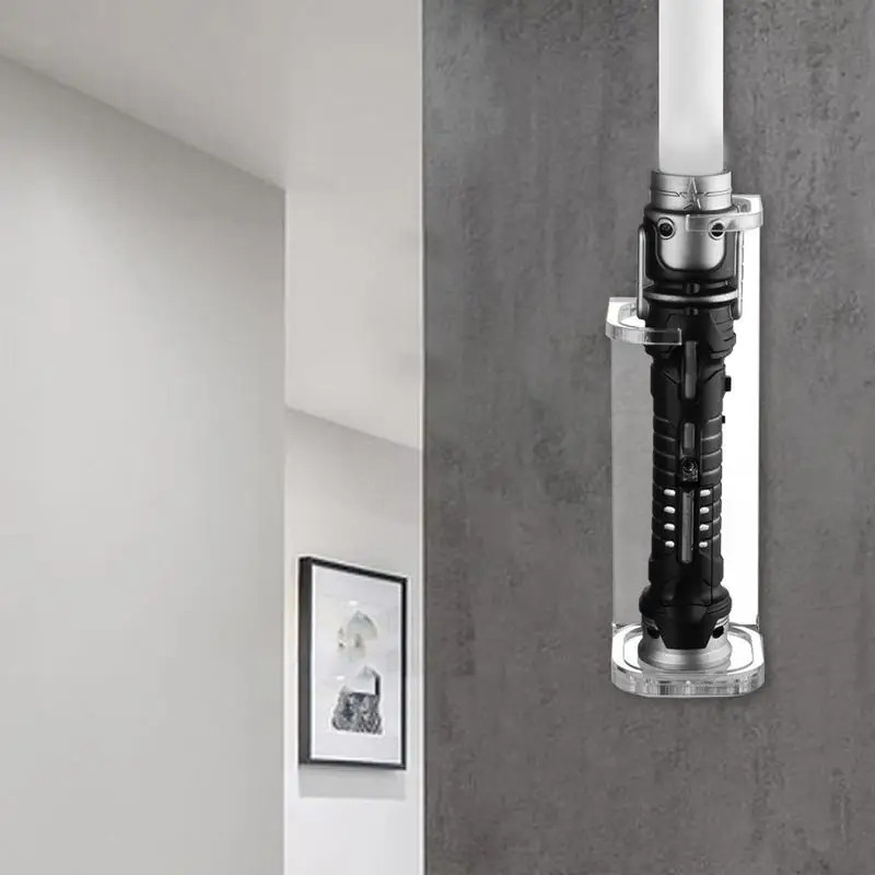 Wall-Mounted Sword Stand Practical Bracket Laser Sword Display Holder Sturdy Acrylic Lightsaber Hanging Rack Home Decoration 5