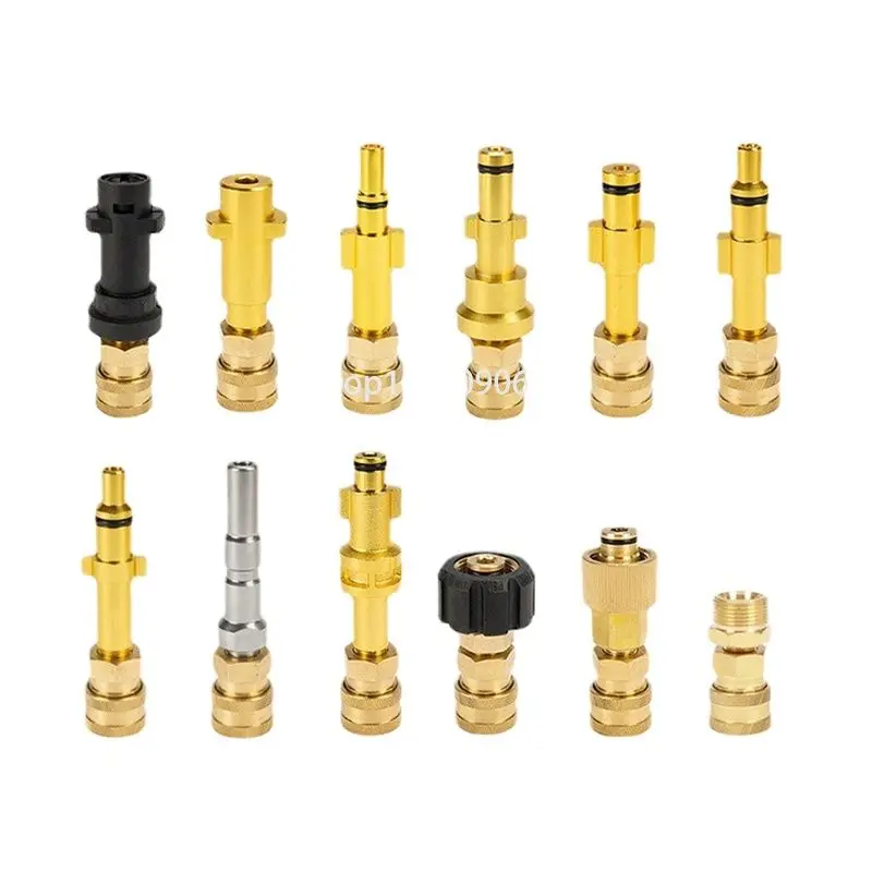 

Pressure Washer Quick Connector 1/4" to Spray Gun Wand Lance Bayonet Adapter 1/4" quick disconnect release fitting for Karcher